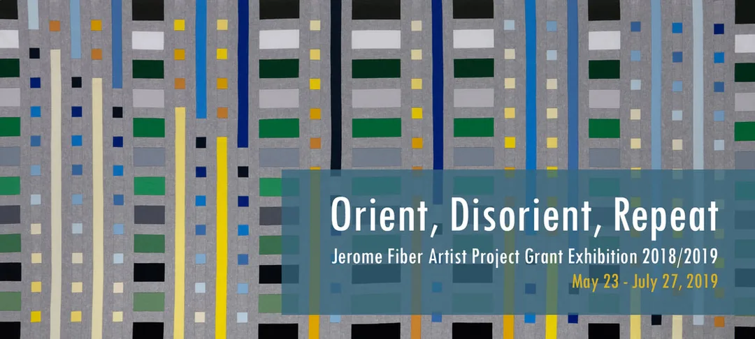 Mary Pow Textile art Exhibition Textile Center Orient Disorient Repeat Jerome Fiber Artist Project Grant Exhibition 2019 Minneapolis Fiber Art