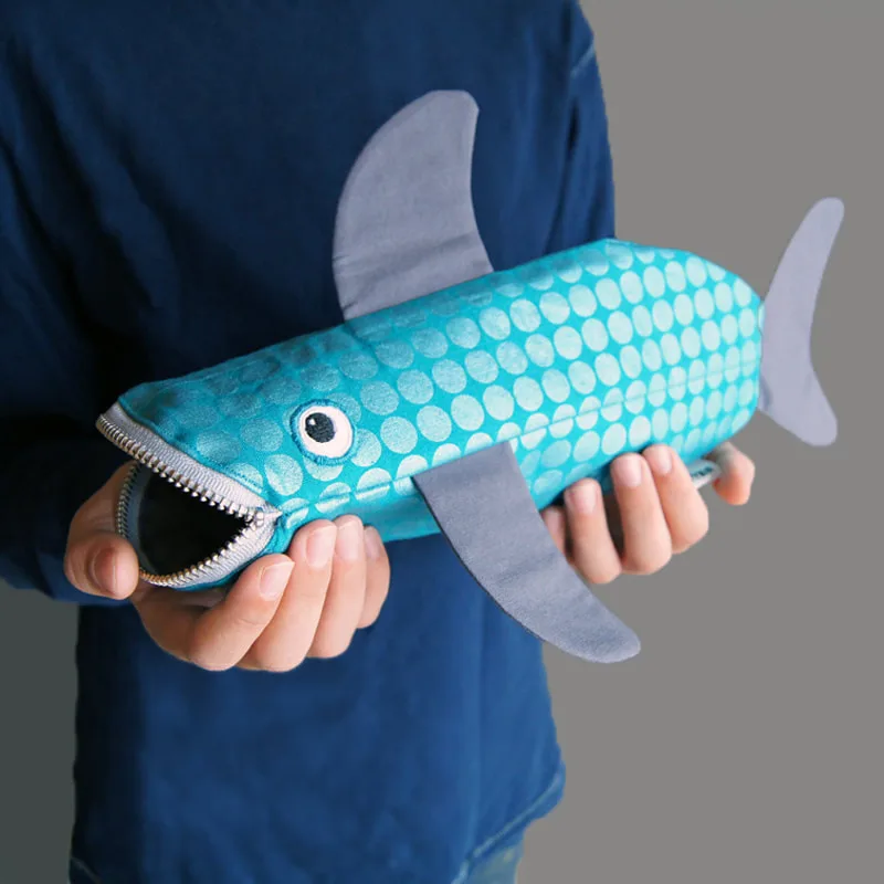 MinneBites handmade bags with bite Mary Pow Minneapolis shark animal bags purses pencil cases bugs fish cute kids bags