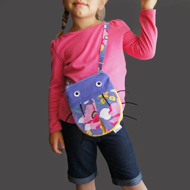 MinneBites handmade bags with bite Mary Pow Minneapolis shark animal bags purses pencil cases bugs fish cute kids bags girls purse