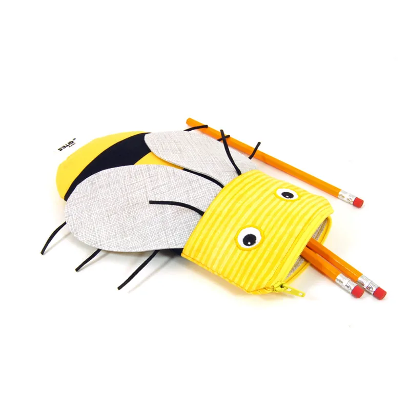 MinneBites handmade bags with bite Mary Pow Minneapolis shark animal bags purses pencil cases honey bee bugs fish cute kids bags
