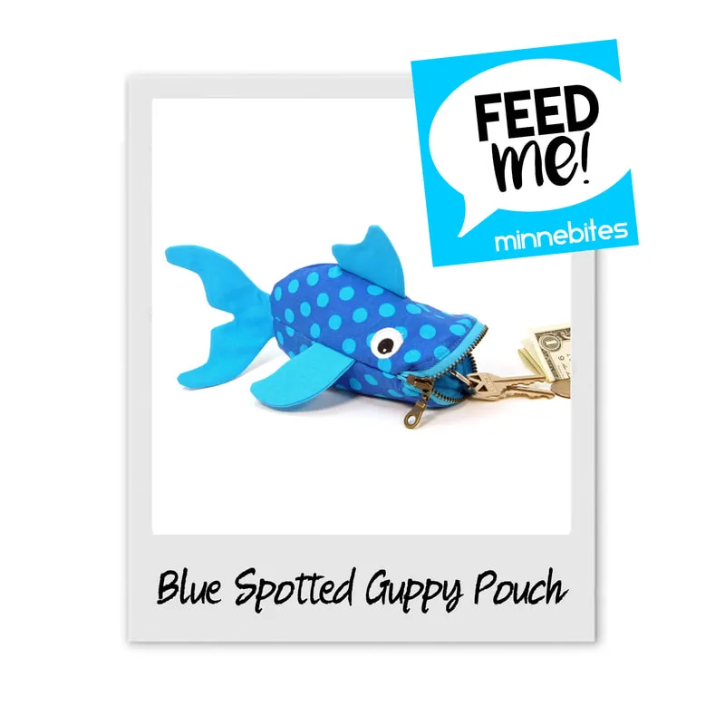 MinneBites Guppy Fish Pouch Feed Me Mary Pow