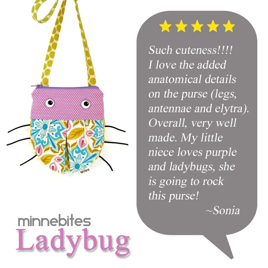 MinneBites customer reviews handmade bags with bite Mary Pow Minneapolis shark animal bags purses pencil cases bugs fish cute kids bags